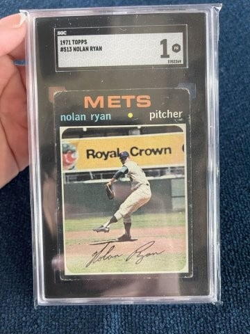 1971 Topps Nolan Ryan Baseball Card (1 of 2)