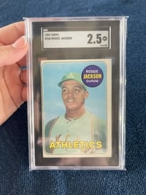 1969 Topps Reggie Jackson Baseball Card
