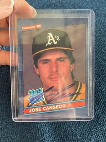 Jose Canseco Hand Signed Authentic Autograph