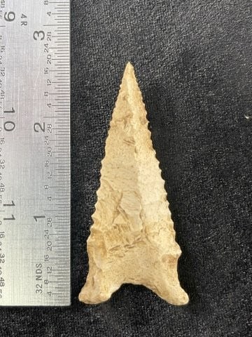2 & 1/2" Dalton Indian Artifact Arrowhead (1 of 3)