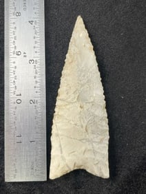 4" Dalton Indian Artifact Arrowhead