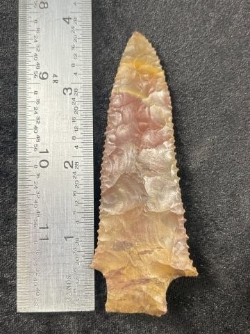 3 & 3/4" Horse Creek Chert Pickwick Indian Artifact Arrowhead (1 of 3)