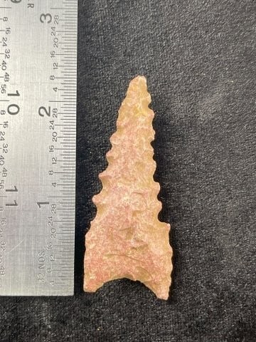 2 & 1/4" Dalton Indian Artifact Arrowhead (1 of 3)