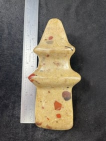 Trophy Barbed Axe Indian Artifact Arrowhead