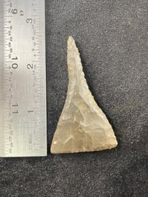 2 & 1/2" Drill Indian Artifact Arrowhead