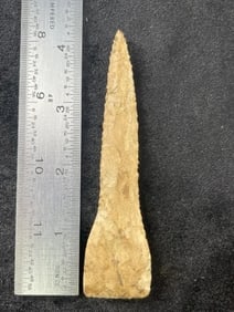 4 & 1/8" Drill Indian Artifact Arrowhead