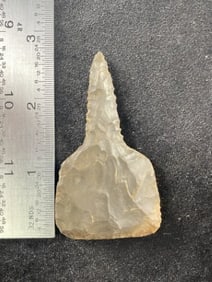 2 & 3/4" Paddle Drill Indian Artifact Arrowhead