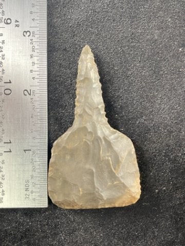 2 & 3/4" Paddle Drill Indian Artifact Arrowhead (1 of 4)