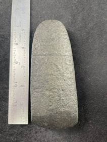 Celt with unusual groove Indian Artifact Arrowhead
