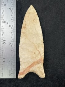 4 & 1/8" Dalton Indian Artifact Arrowhead