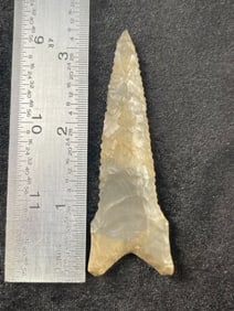 3 & 1/8" Dalton Indian Artifact Arrowhead