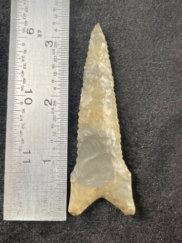 3 & 1/8" Dalton Indian Artifact Arrowhead (1 of 3)