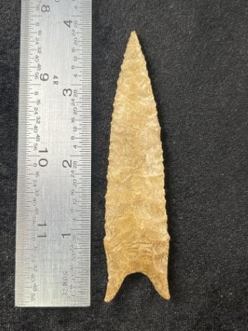 3 & 3/4" Dalton Indian Artifact Arrowhead (1 of 3)
