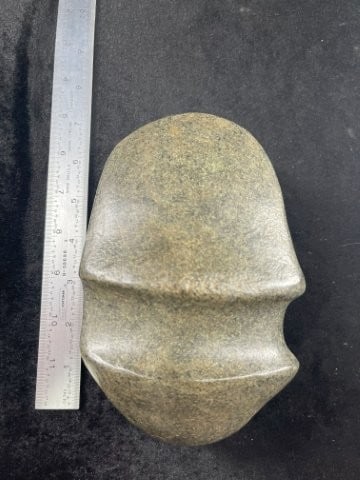 Grooved Axe Indian Artifact Arrowhead: KEY WORDS: INDIAN ARTIFACT ARTIFACTS ARROWHEAD ARROWHEADS NATIVE AMERICAN MISSISSIPPIAN QUAPAW CADDO POTTERY COINS MORGAN DOLLAR PEACE DOLLAR SILVER COINS Arkansas. Now taking in consignments for pre-
