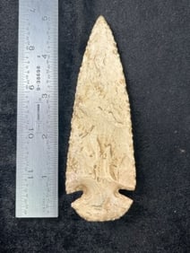 Dovetail Indian Artifact Arrowhead