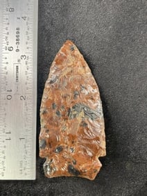 Mahogany Obsidian Point Indian Artifact Arrowhead