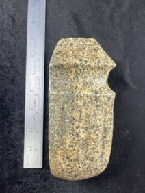 Fluted Grooved Axe Indian Artifact Arrowhead