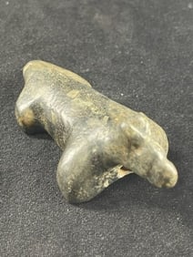 Unusual Bear? Effigy Birdstone Indian Artifact Arrowhead