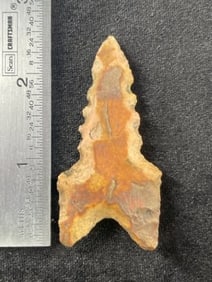 Dalton Indian Artifact Arrowhead