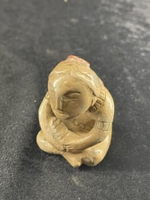 Stone Human Effigy Indian Artifact Arrowhead