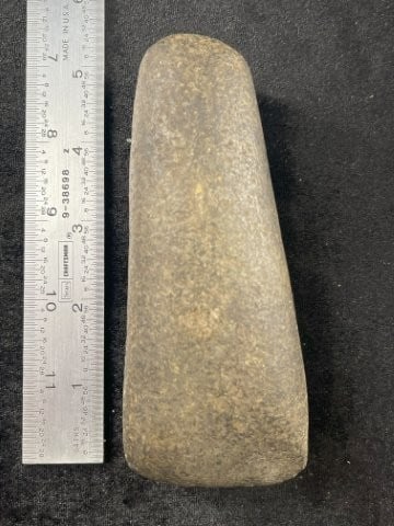 Celt Indian Artifact Arrowhead: KEY WORDS: INDIAN ARTIFACT ARTIFACTS ARROWHEAD ARROWHEADS NATIVE AMERICAN MISSISSIPPIAN QUAPAW CADDO POTTERY COINS MORGAN DOLLAR PEACE DOLLAR SILVER COINS Arkansas. Now taking in consignments for pre-