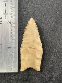Dalton Indian Artifact Arrowhead