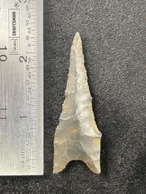 Dalton Indian Artifact Arrowhead