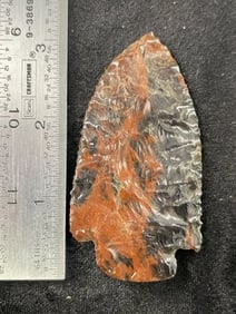 Mahogany Obsidian Point Indian Artifact Arrowhead