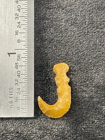 Flint Hook Indian Artifact Arrowhead (1 of 3)