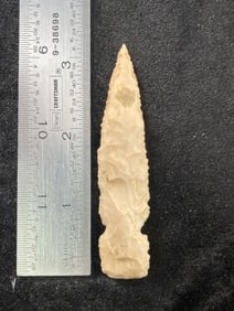 Side Notch Indian Artifact Arrowhead