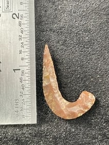 Flint Hook Indian Artifact Arrowhead