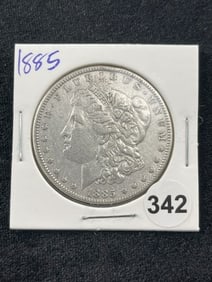 1885 Morgan Silver Dollar Coin