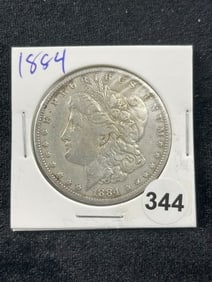 1884 Morgan Silver Dollar Coin