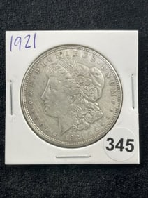 1921 Morgan Silver Dollar Coin