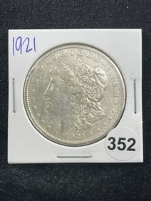 1921 Morgan Silver Dollar Coin