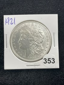 1921 Morgan Silver Dollar Coin