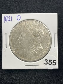 1921 D Morgan Silver Dollar Coin