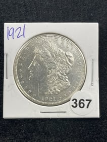 1921 Morgan Silver Dollar Coin