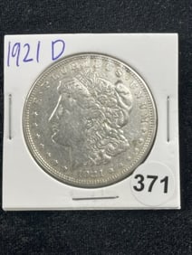 1921 D Morgan Silver Dollar Coin