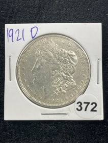 1921 D Morgan Silver Dollar Coin