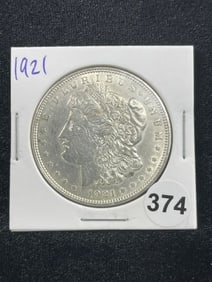 1921 Morgan Silver Dollar Coin