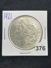 1921 Morgan Silver Dollar Coin