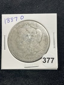 1887 O Morgan Silver Dollar Coin