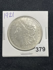 1921 Morgan Silver Dollar Coin