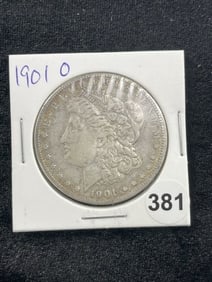 1901 O Morgan Silver Dollar Coin