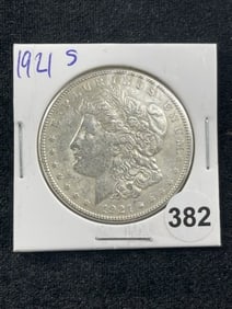 1921 S Morgan Silver Dollar Coin