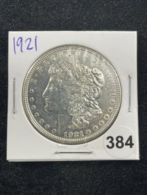 1921 Morgan Silver Dollar Coin