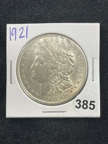 1921 Morgan Silver Dollar Coin