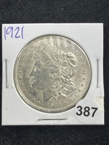1921 Morgan Silver Dollar Coin