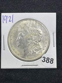 1921 Morgan Silver Dollar Coin